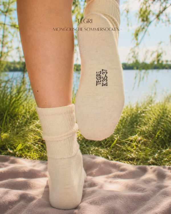 Mongolische Sommersocke, Lang, Comfort Fit