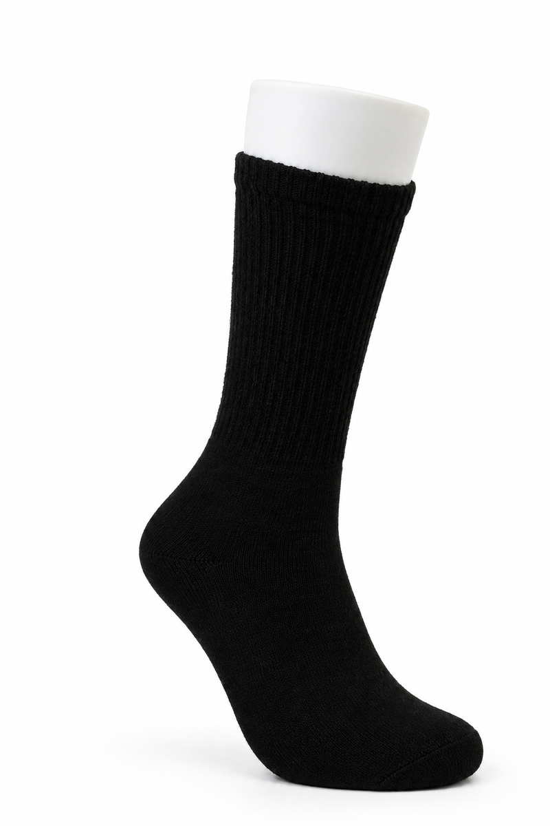 TEGRI Business Socke Schwarz, Comfort Fit