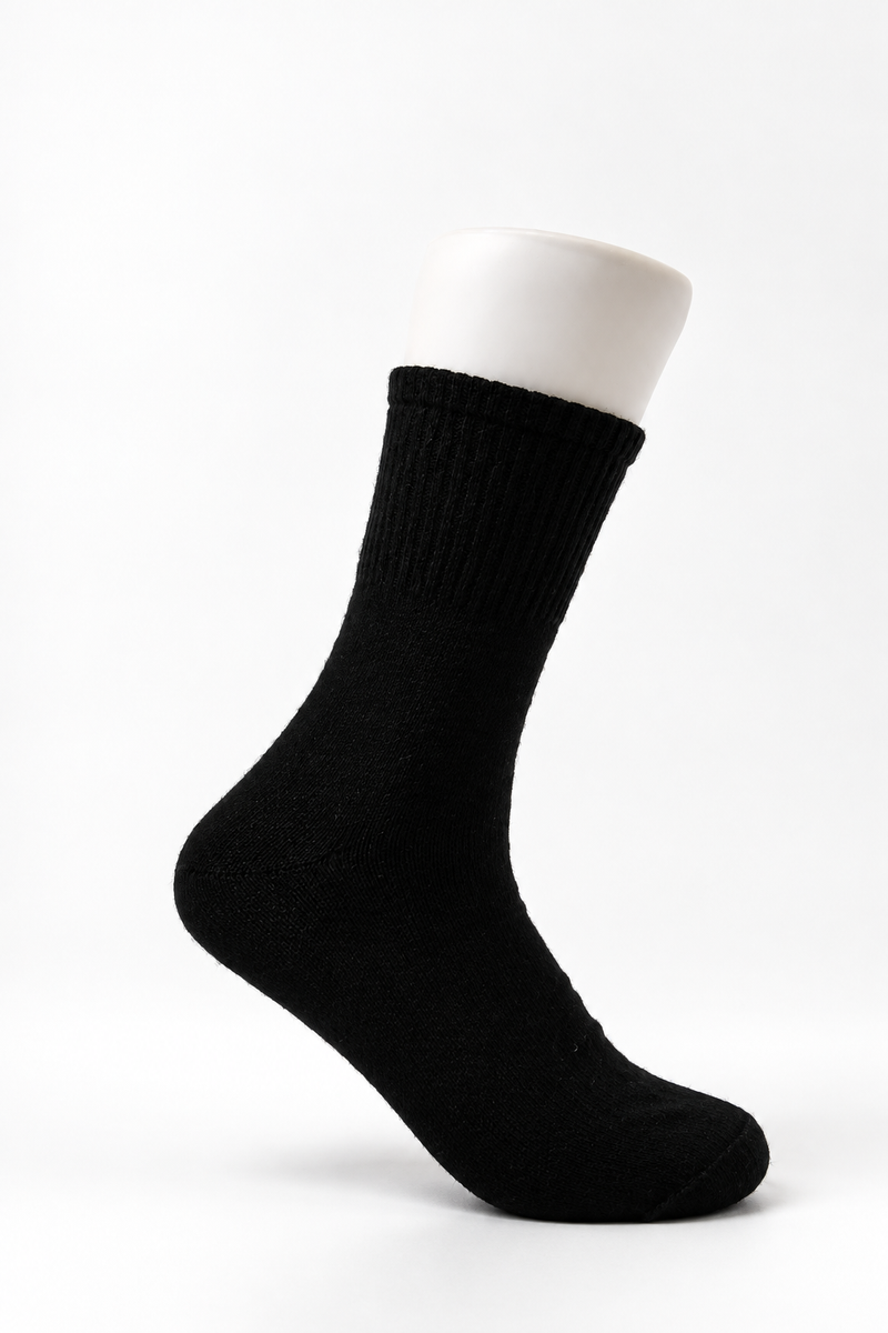 TEGRI Business Socke Schwarz, Regular Fit