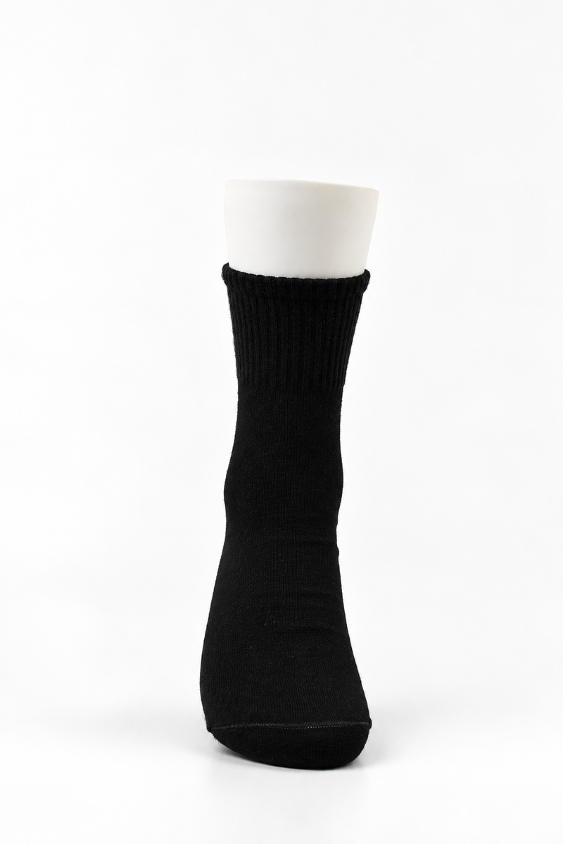 TEGRI Business Socke Schwarz, Regular Fit