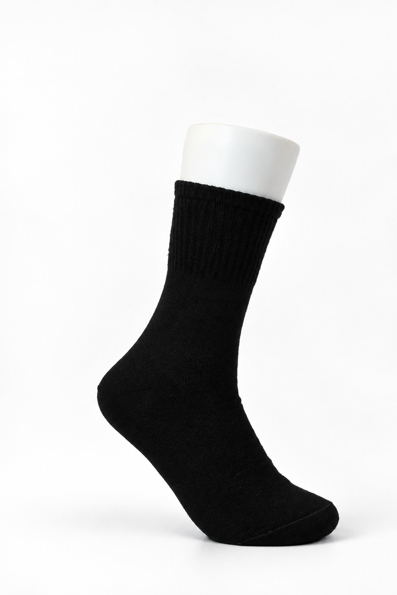 TEGRI Business Socke Schwarz, Regular Fit