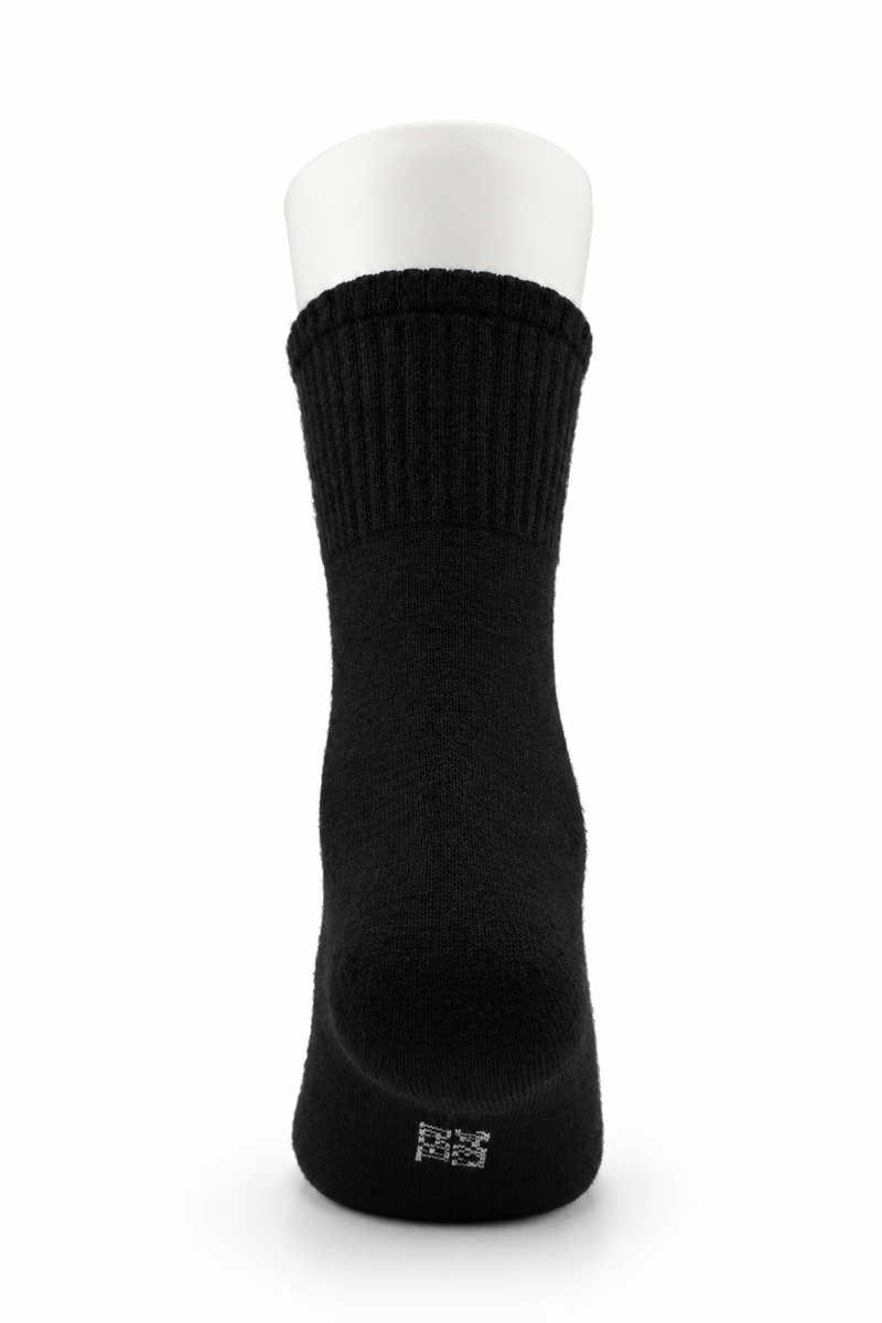 TEGRI Business Socke Schwarz, Regular Fit