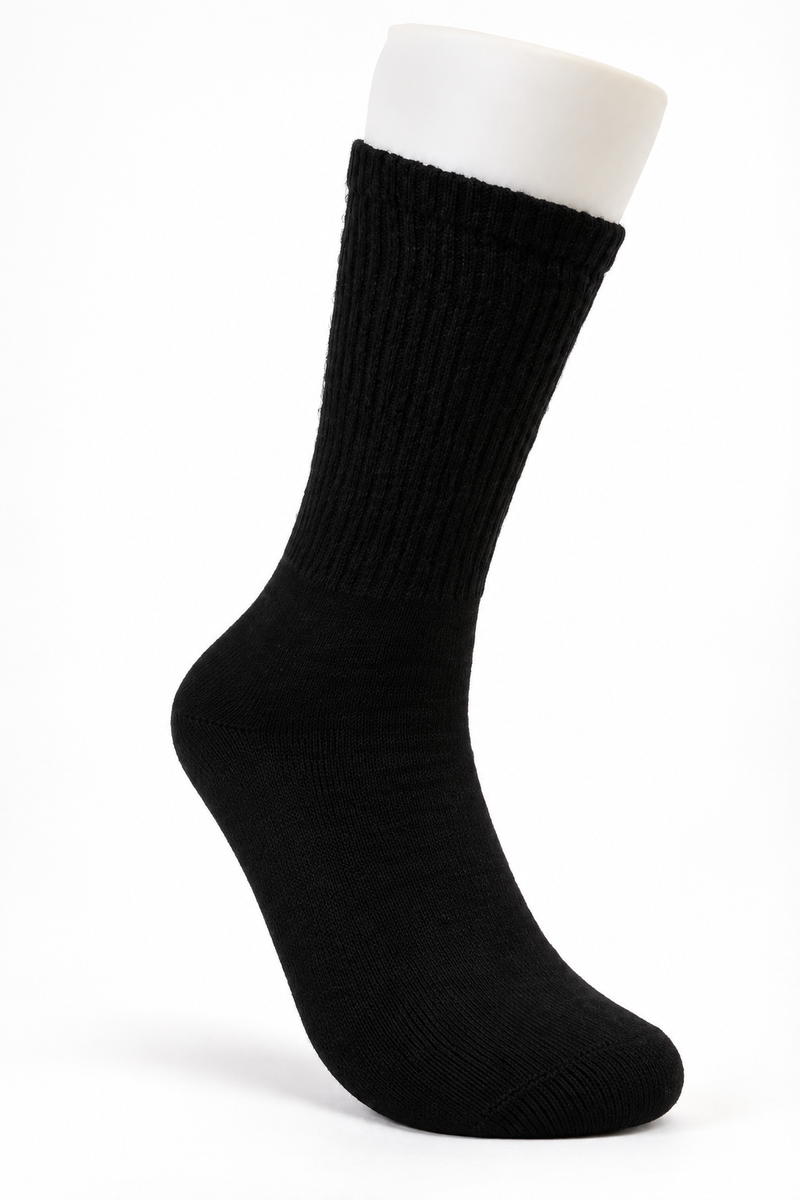 TEGRI Business Socke Schwarz, Comfort Fit