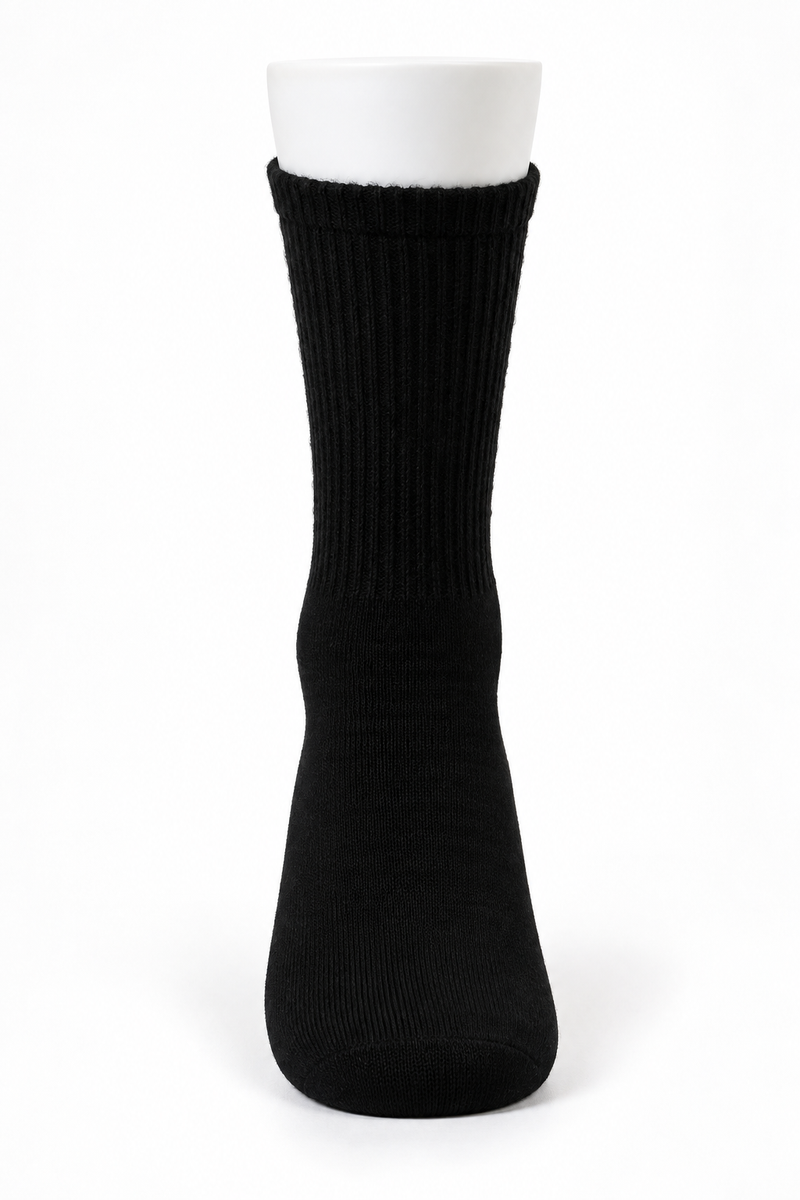 TEGRI Business Socke Schwarz, Comfort Fit