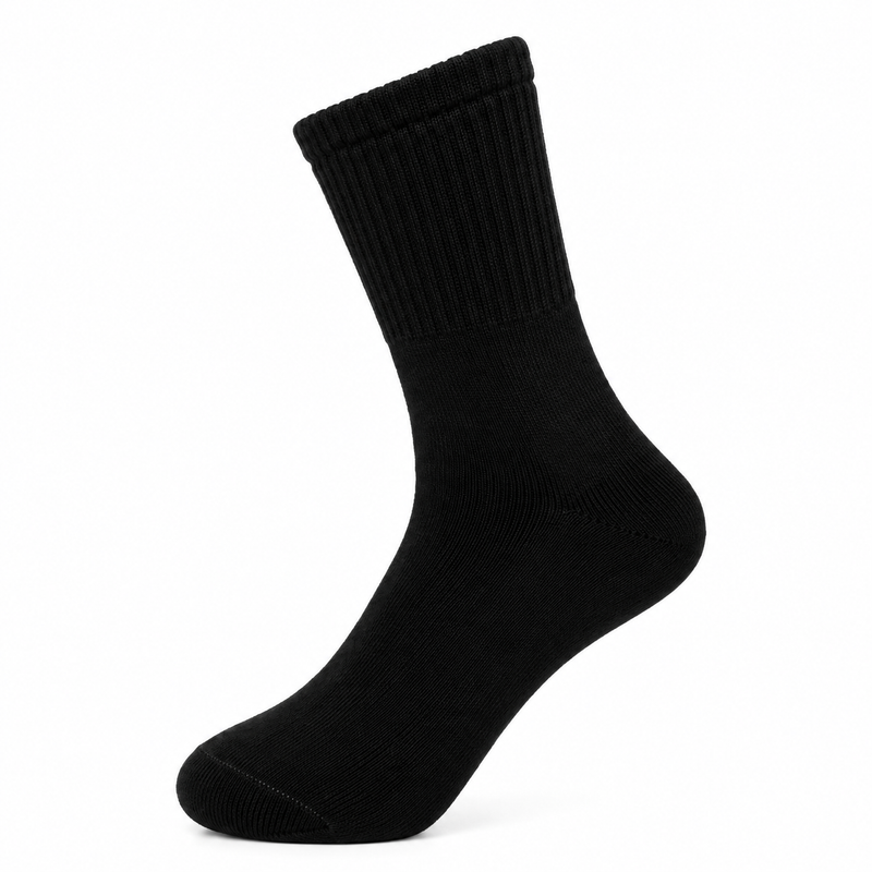 TEGRI Business Socke Schwarz, Regular Fit