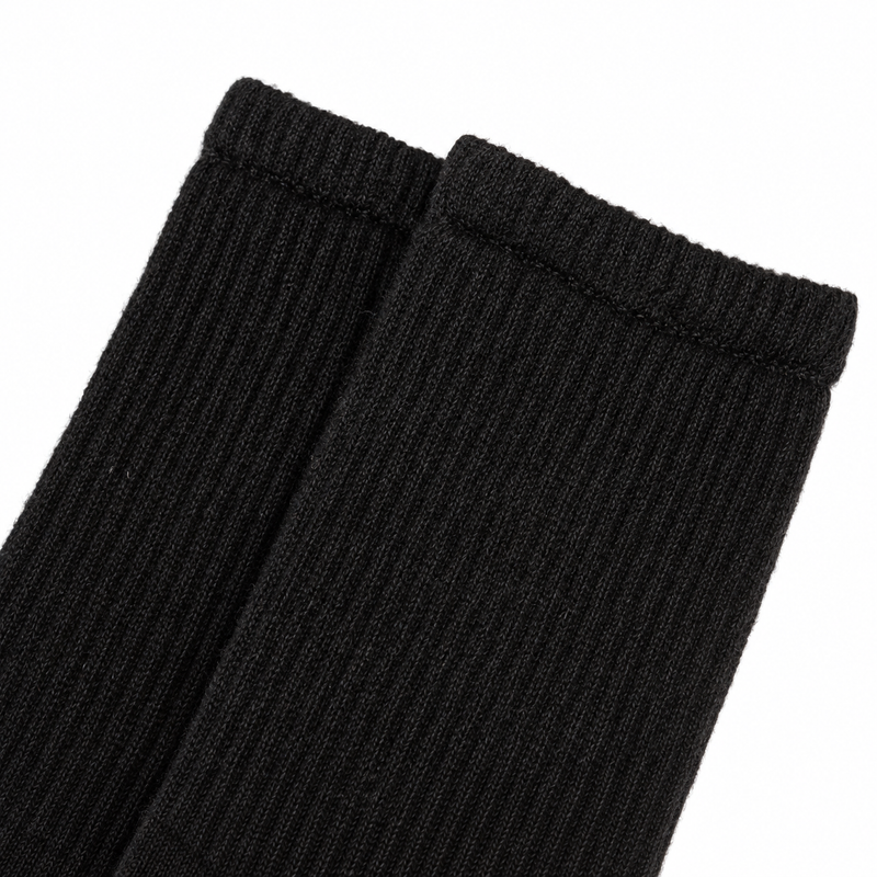 TEGRI Business Kniestrumpf Schwarz, Comfort Fit