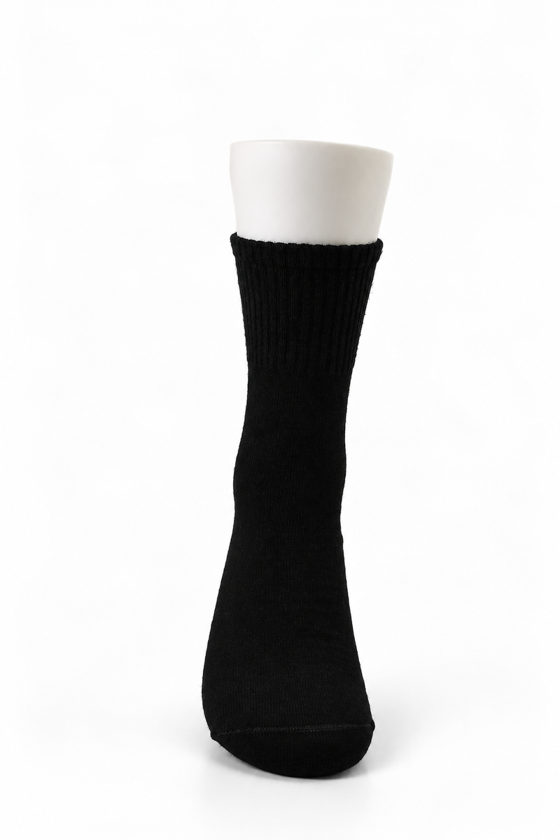 TEGRI Business Socke Schwarz, Regular Fit