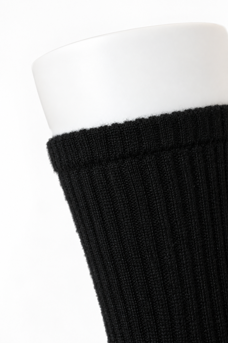 TEGRI Business Socke Schwarz, Comfort Fit