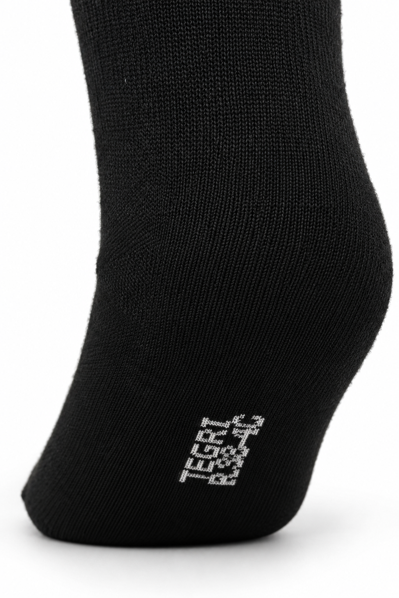 TEGRI Business Socke Schwarz, Regular Fit